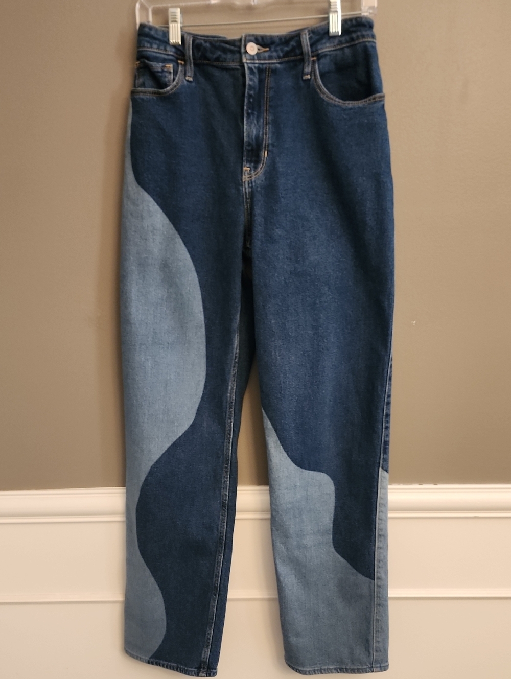 Hollister Two-Tone Wave Patch Jeans
